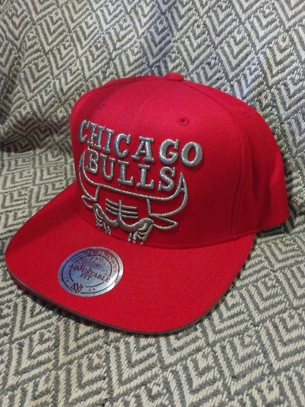 Chicago Bulls Mitchell And Ness Snapback Rare Big Logo